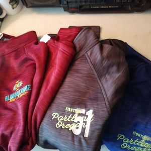 Large running track jackets
